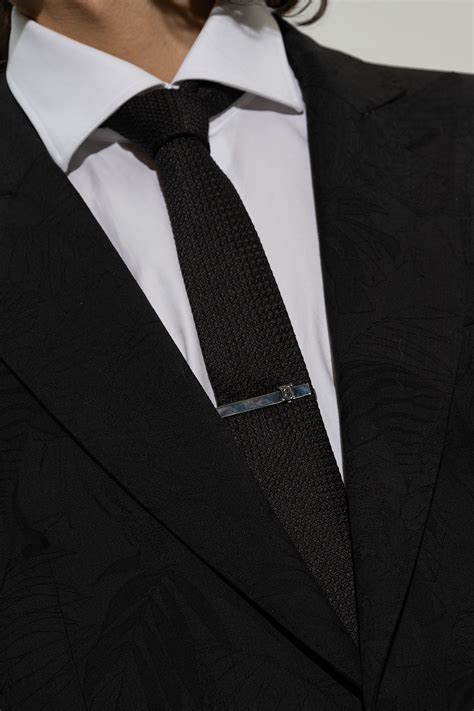 burberry silver tie clip|Burberry tie on clearance.